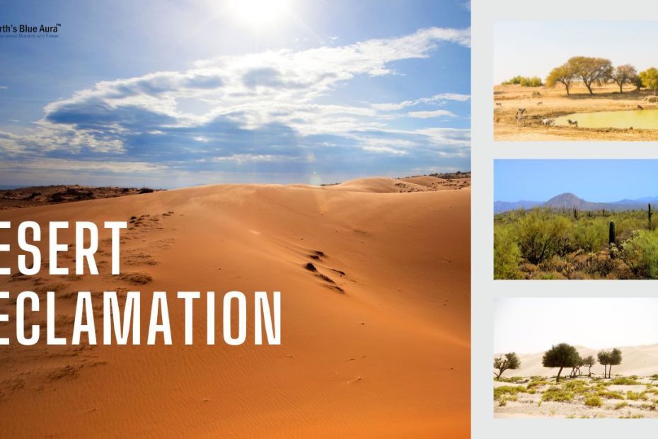 Desert Reclamation: Converting Deserts Into Life-Sustaining Ecosystems