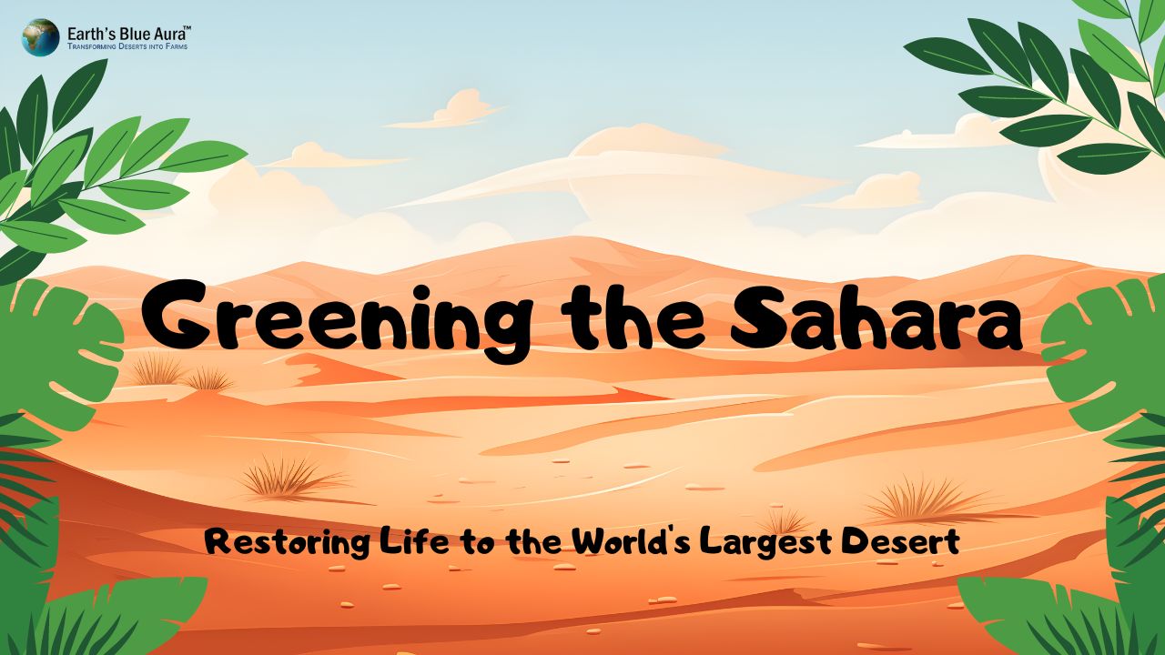 Greening the Sahara: Restoring Life to the World’s Largest Desert
